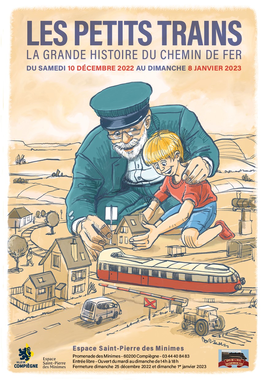 Affiche Expo Petits trains